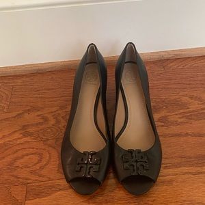 Tory Burch Open-Toe Wedges - Size 8